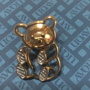 Avon teddy bear broach/lapel pin